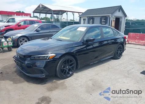 2022 Honda Civic Sport z USA, uszkodzony, nr VIN 2HGFE2F54NH561140